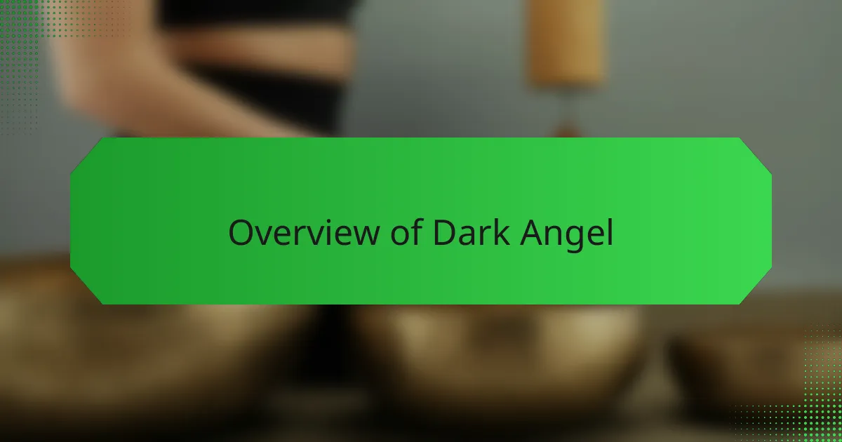 Overview of Dark Angel